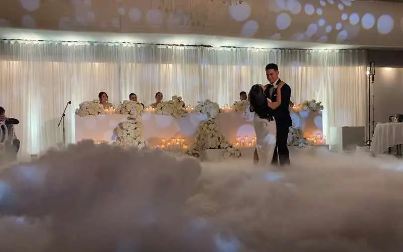 Dry Ice Machine For First Dance