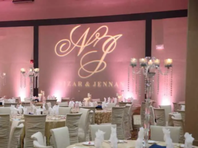 Monogram on the wall