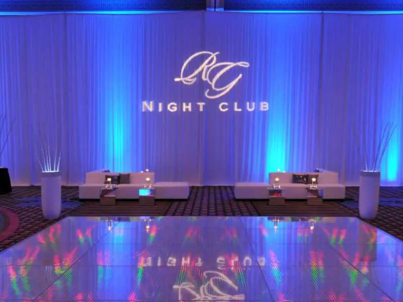 Monogram on the wall